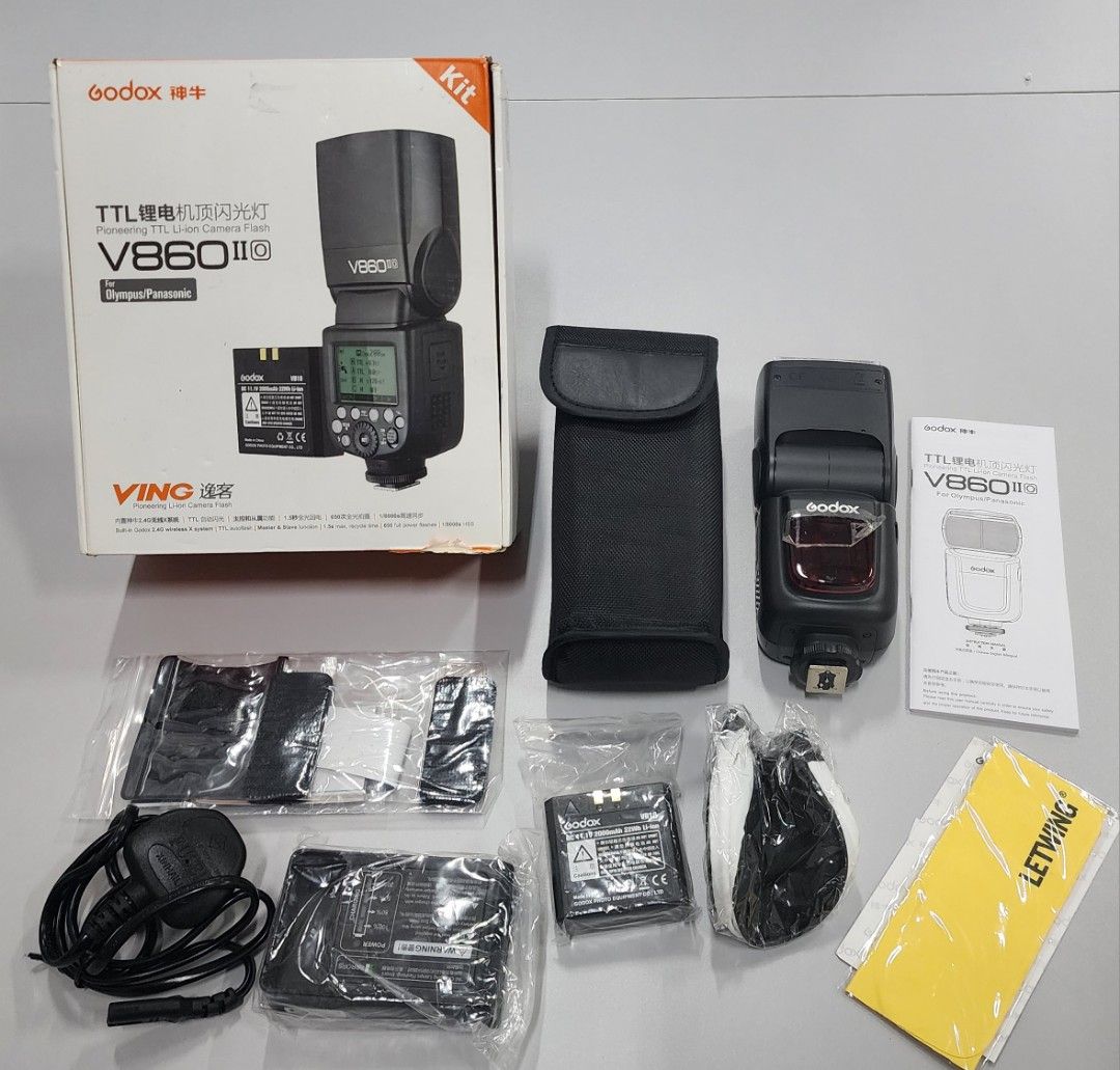 Godox Ving V860II TTL, Photography, Photography Accessories, Camera