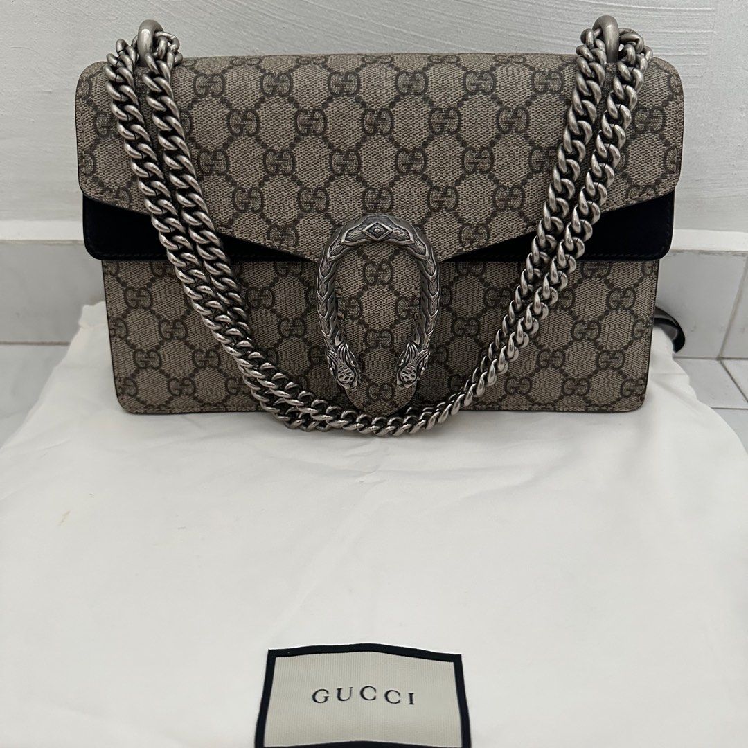 GUCCI DIONYSUS GG SUPREME Mini Bag, Luxury, Bags & Wallets on Carousell