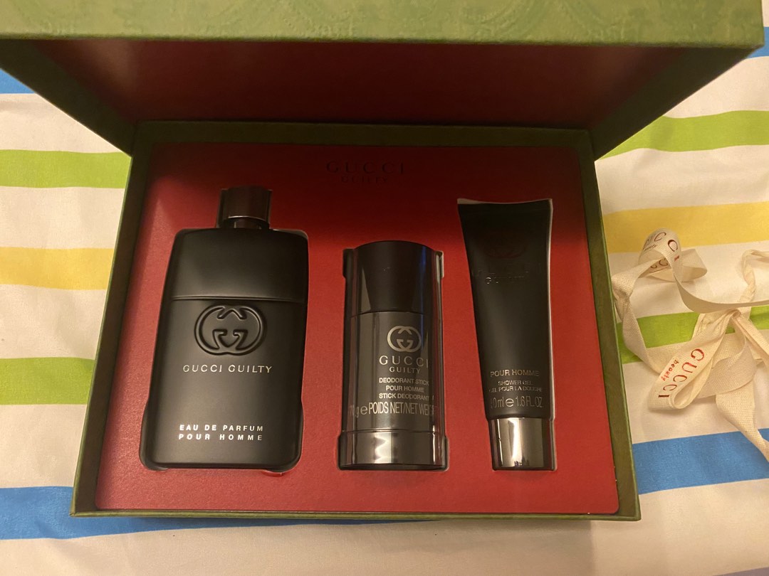 NEW Gucci Guilty 3pc giftset for men Fragrance