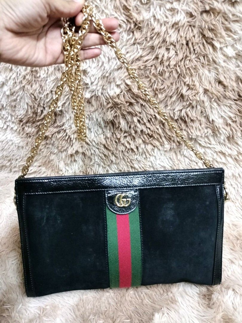 Gucci ophidia best sale black suede