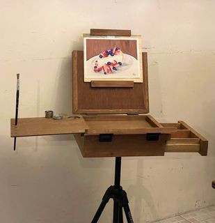 Handmade Wooden Pochade Box / Artist Box Easel