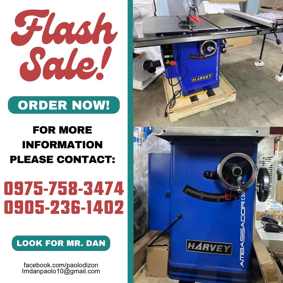 Harvey Table Saw, Commercial & Industrial, Construction Tools
