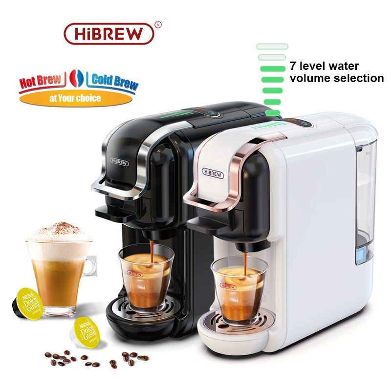 Coffee Maker for Single Pods, HiBREW 5-in-1 Espresso Machine for