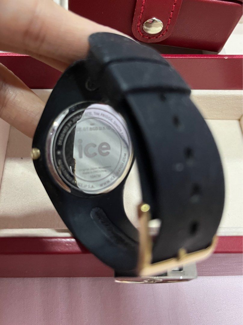 Ice Watch ICE glitter Black Gold Men s Fashion Watches