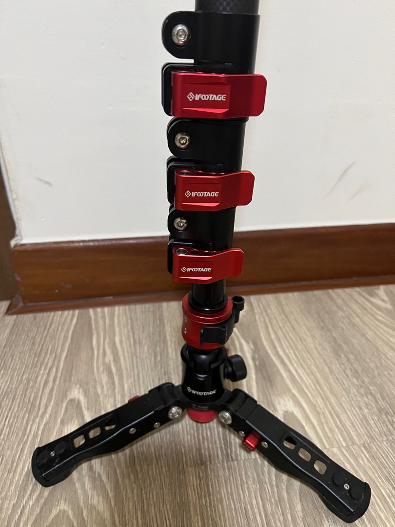 iFootage Cobra 2 C180II Carbon Fiber Monopod with LowProfile Tripod