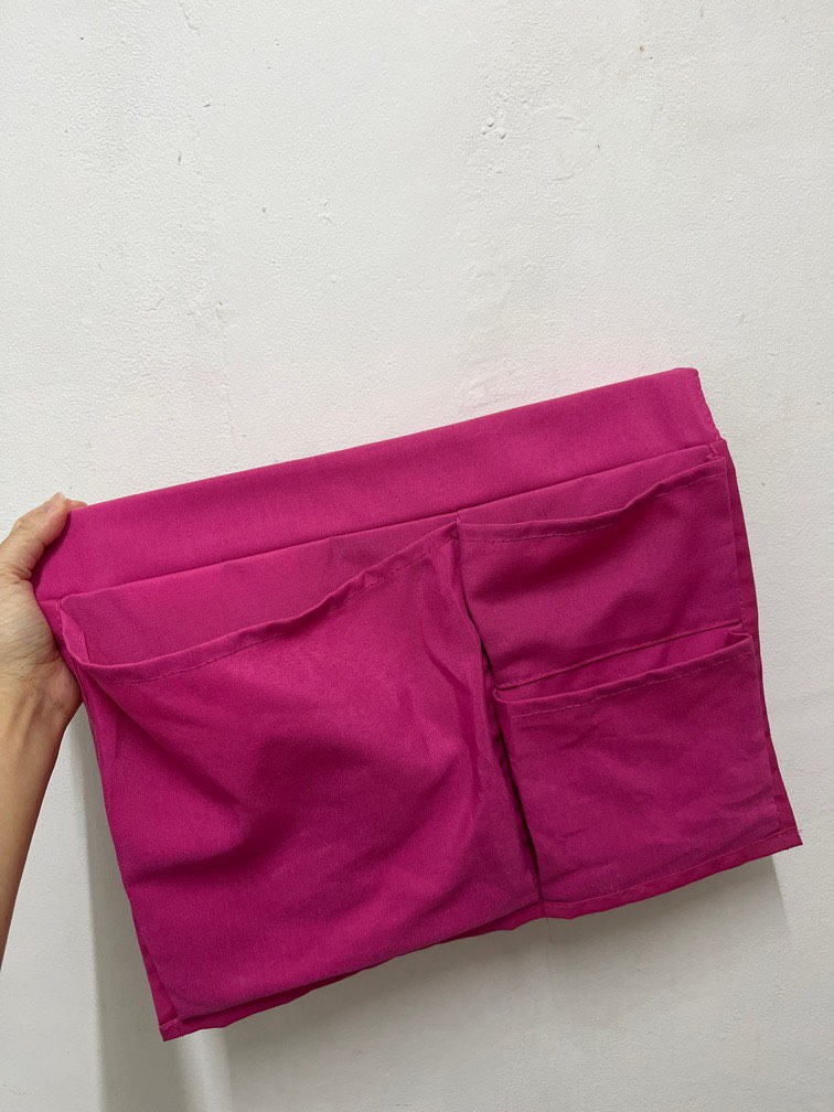 [IKEA] Bed pocket in pink, Furniture & Home Living, Home Improvement