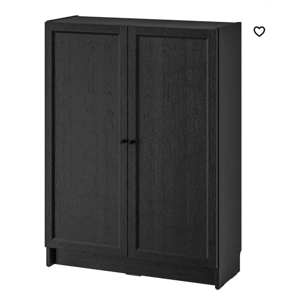 IKEA Billy bookcase with doors, Furniture & Home Living, Furniture