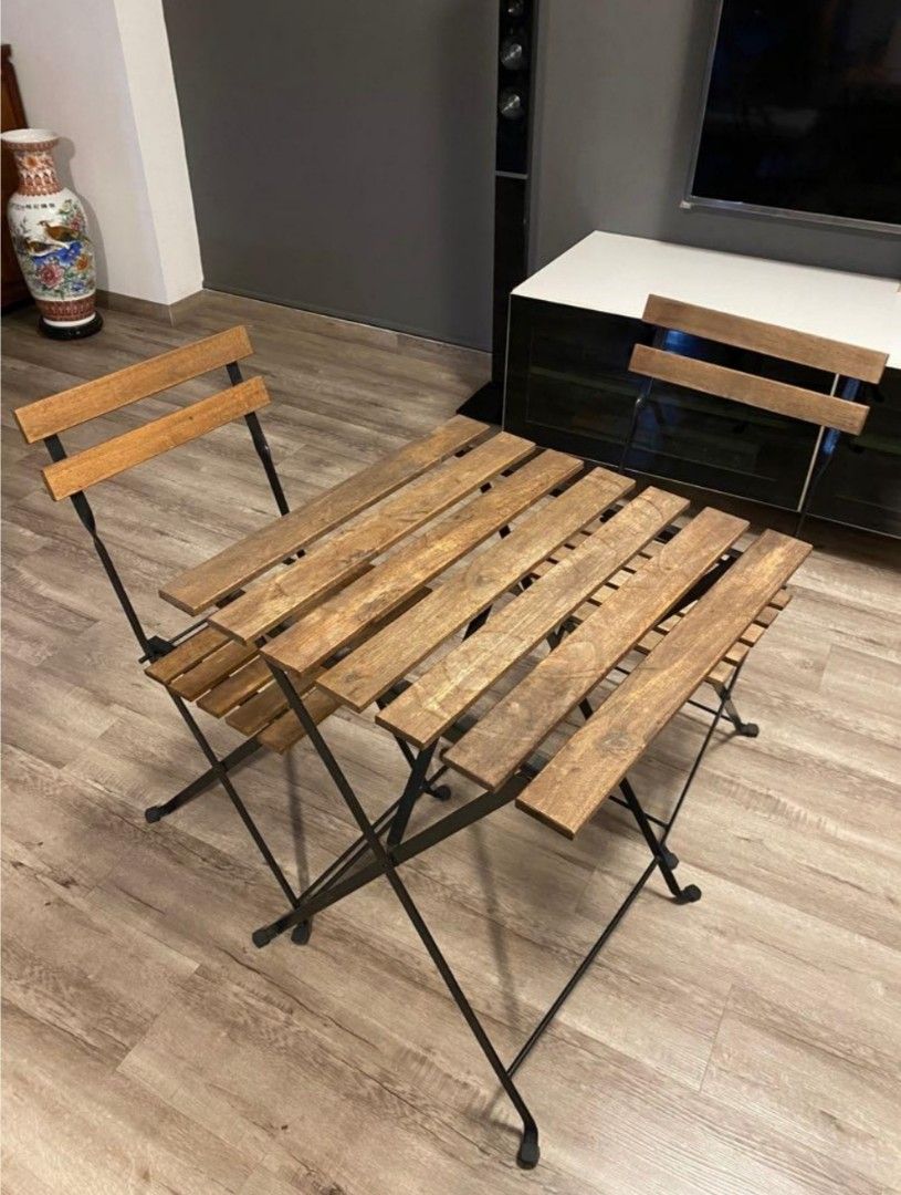 IKEA Tarno Outdoor Table and Chairs, Furniture & Home Living, Outdoor