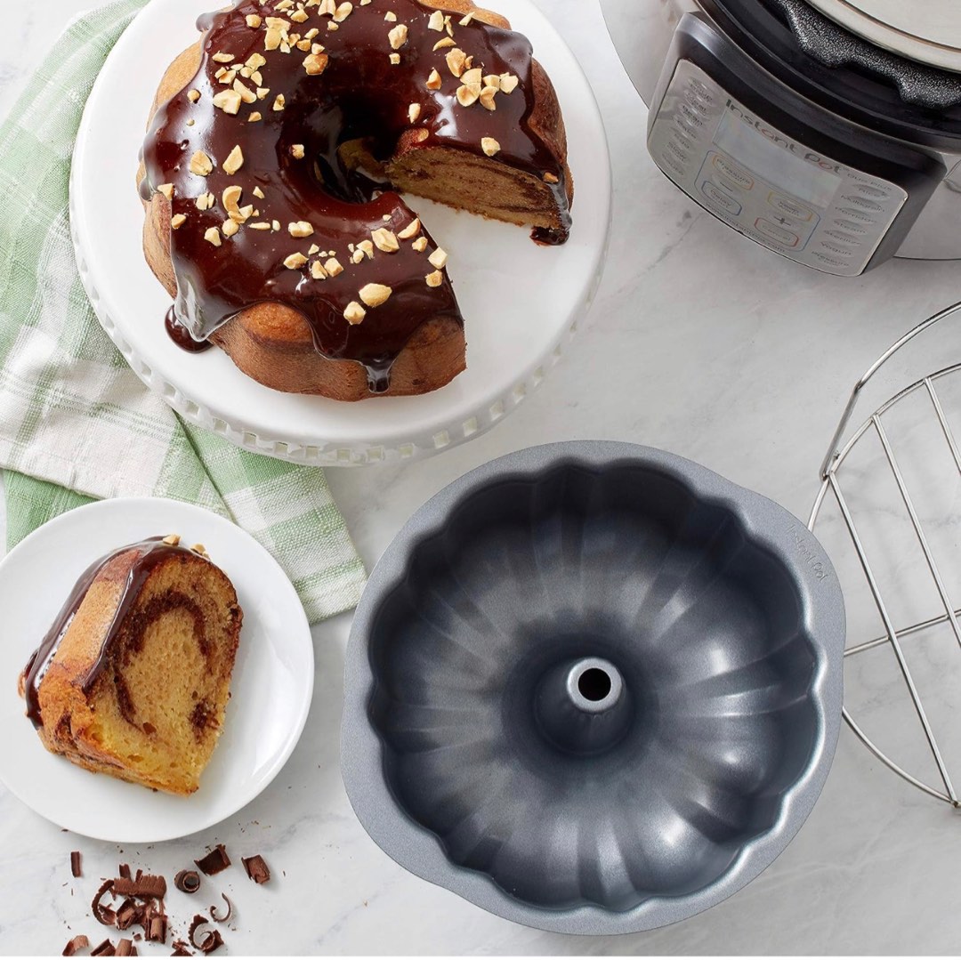 Instant Pot Bundt Cake fluted Pan Furniture Home Living