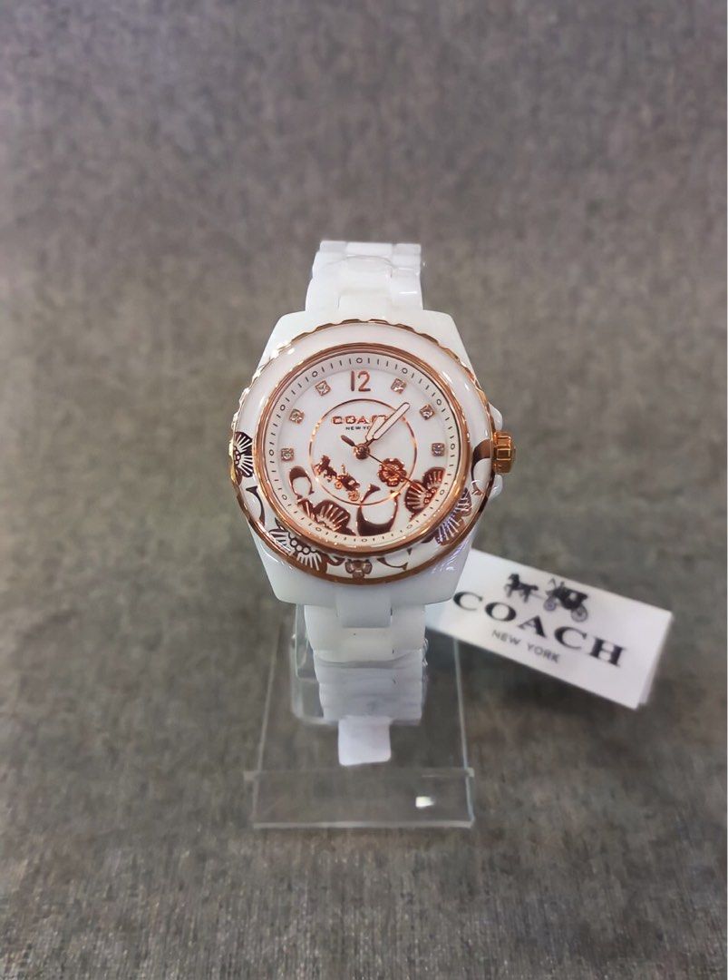Jam Tangan Wanita Coach 14501753 Ceramic Fesyen Wanita Jam