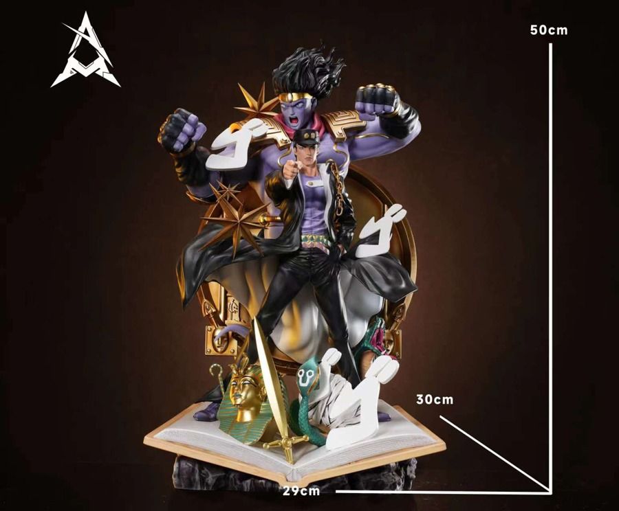 Ldruieu Kujo Jotaro Figure Star Platinum Large Movable Action Figure 25cm  PVC Anime Statue Desktop Decoration Gift for Anime Fans