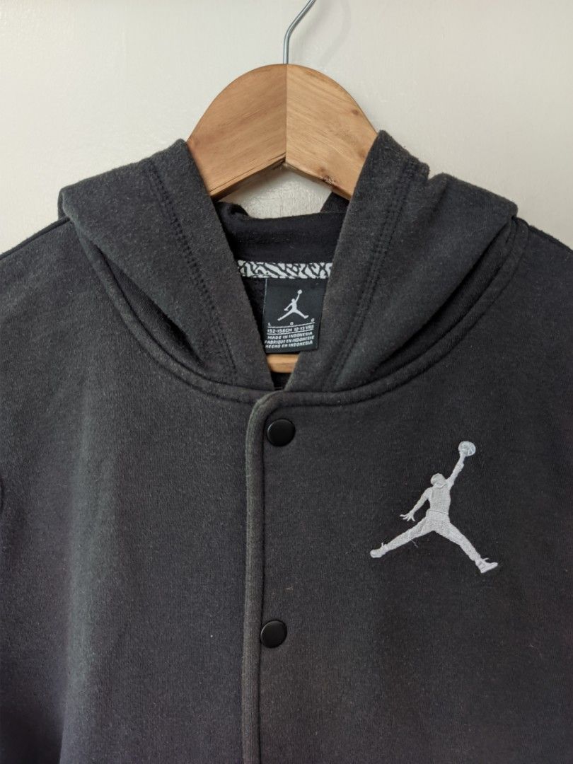 Jordan button up hoodie hot sale