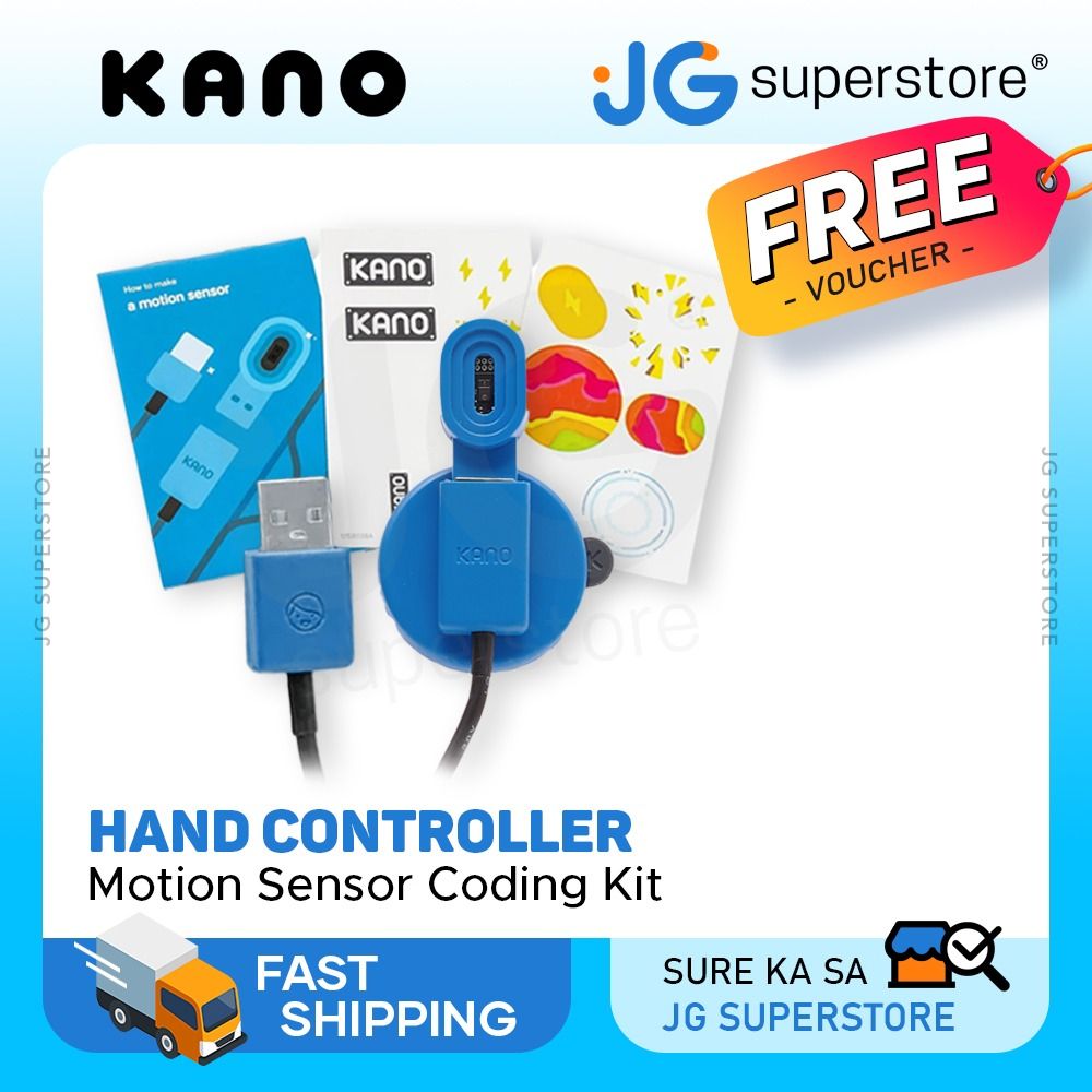 KANO Motion Sensor Coding Kit with Built-in Infrared Sensor for Hand Motion Detection, Easy Step-by-Step Handbook, USB PC Support for Basic Programming | JG Superstore (Category: Other Photography Accessories) located in San Juan City. Submitted by jg.superstore (Listing ID 1247527928, Image 1). Description: █ JG Superstore █ 【Trusted Seller Since 2011】 【We Accept Any Special Order】 【Dedicated Customer Service】 【📍 】3/F Annapolis Tower, 43 Annapo