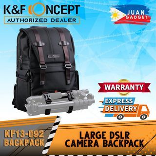 K&F Concept Backpack Multifunctional Camera Large Size Black for Travel Photography for DSLR Cameras    JG Superstore