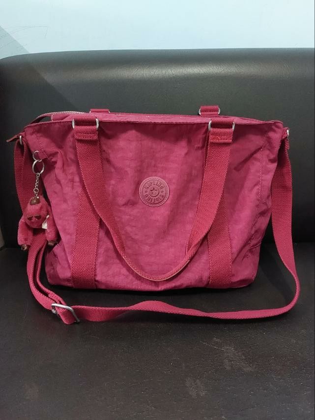 Kipling shoulder store bag pink