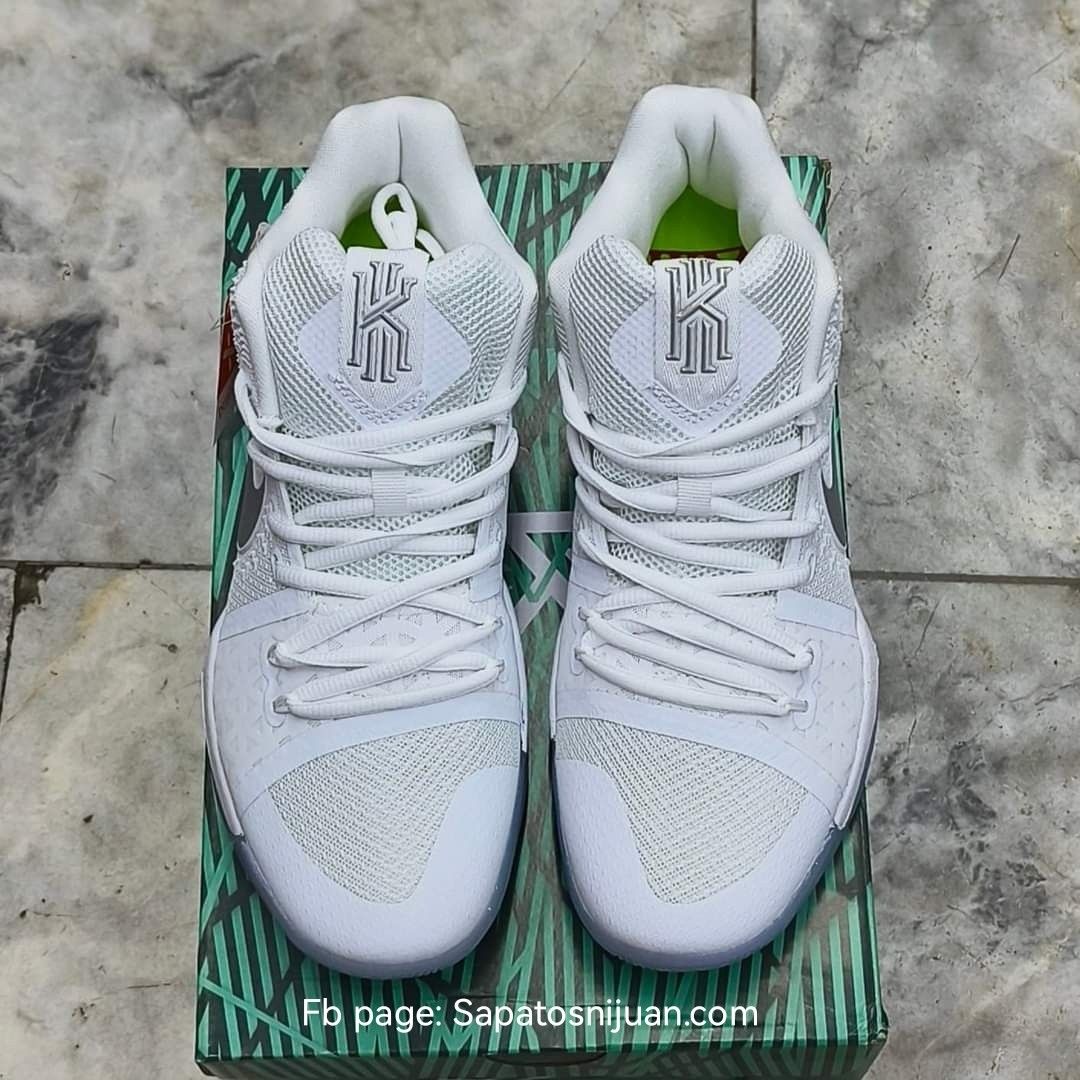 Kyrie 3 green and white hotsell
