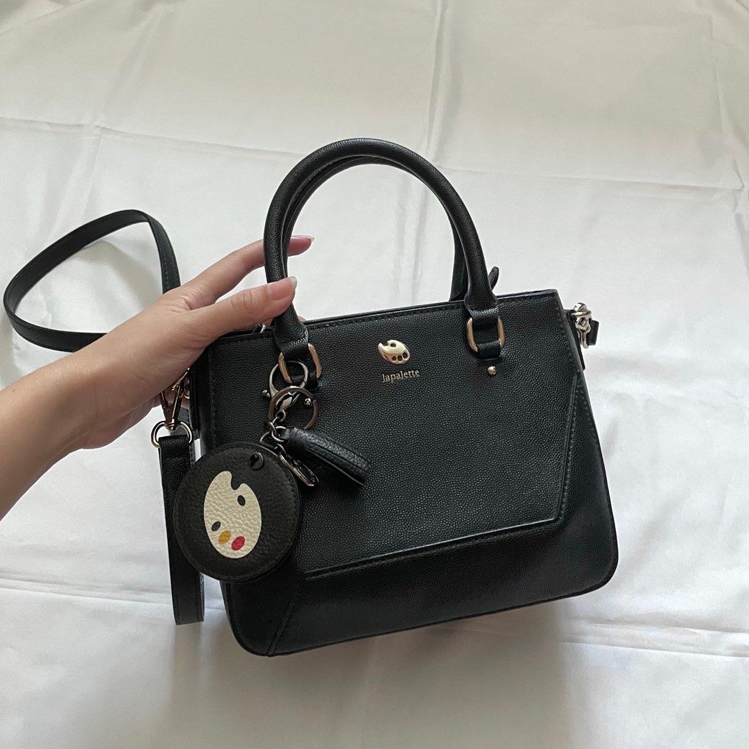 Black structured crossbody bag hot sale