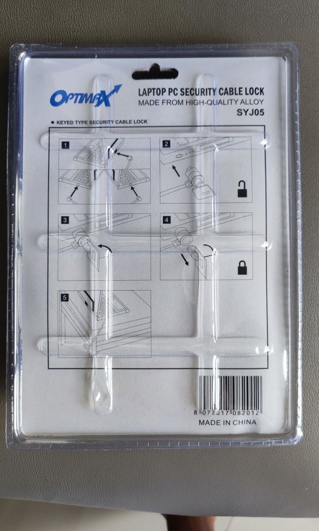 Laptop Security Cable Lock (Category: Cables & Adaptors) located in Makati City. Submitted by cpippa (Listing ID 1247563315, Image 2). Description: .