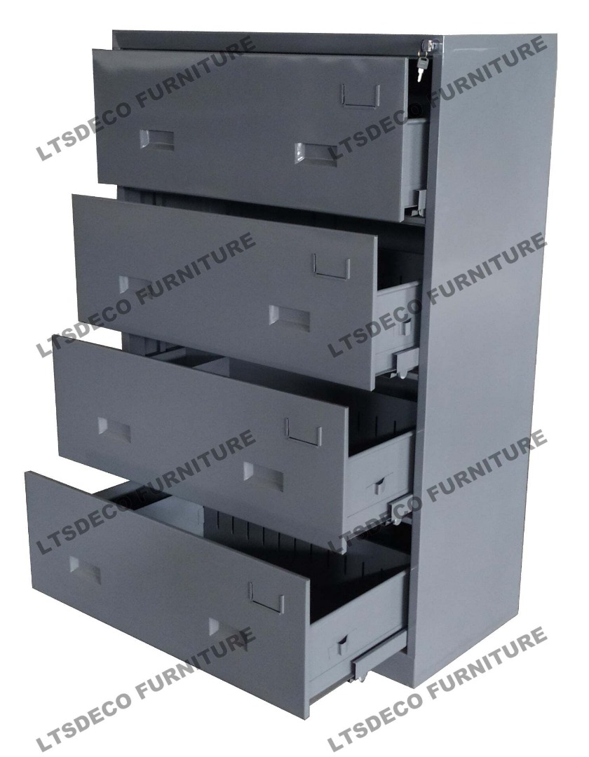 Lateral Filing Cabinet *RECESSED HANDLE* (Central Locking System ...