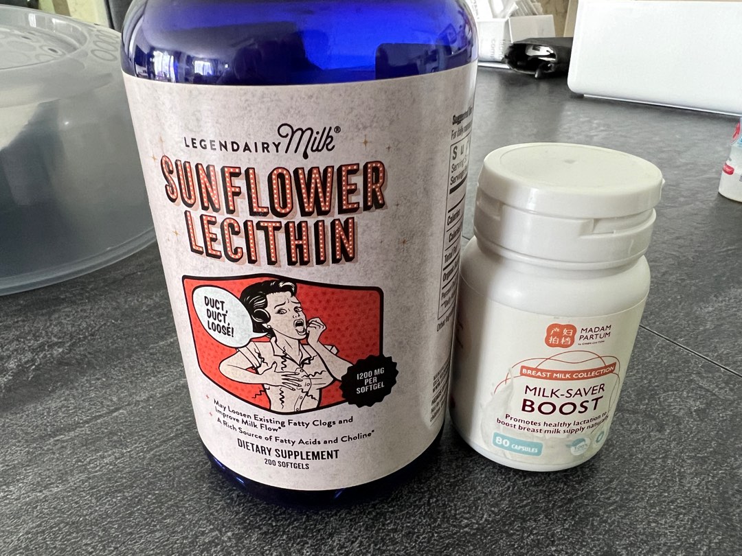 Legendairy Milk Sunflower Lecithin & Madam Partum MilkSaver Boost