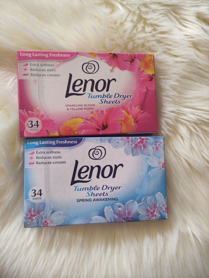 Lenor Tumble Dryer Sheets, Furniture & Home Living, Cleaning & Homecare