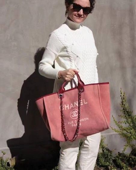 Like New Chanel Deauville large 20xxx series Luxury Bags