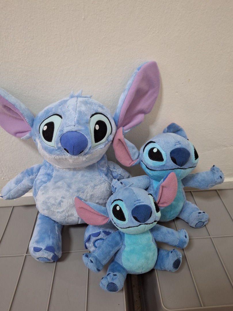 Lilo & Stitch Plushie set of 3, Hobbies & Toys, Toys & Games on Carousell