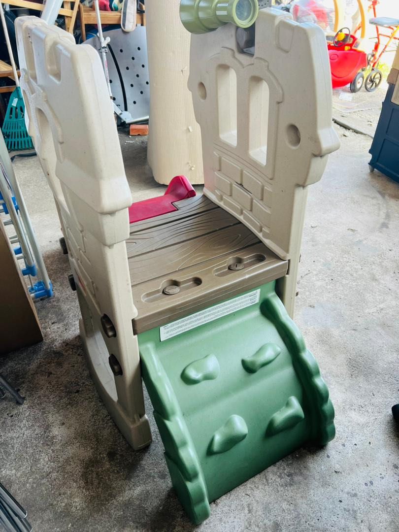 Little tikes swing and slide castle store