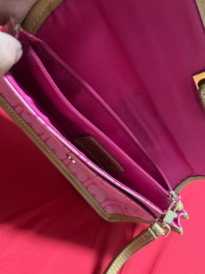 Liz Claiborne clutch bag BARBIE PINK Women s Fashion Bags Wallets Purses Pouches on Carousell