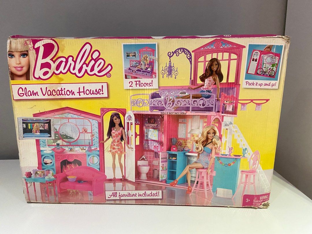 Barbie Vacation House & Doll Playset