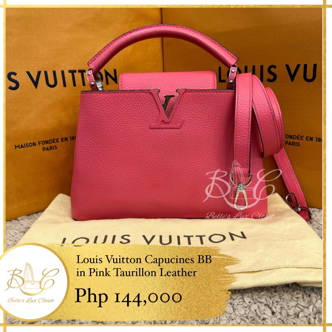 SOLD** LV Capucines BB Black Taurillon leather, Luxury, Bags & Wallets on  Carousell