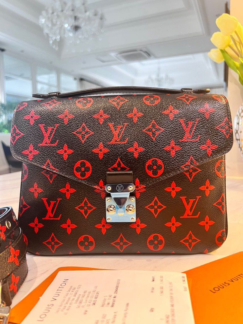 Authentic L V Pochette Metis Infra Rouge Monogram Limited Edition Bag Year  2016, Luxury, Bags & Wallets on Carousell