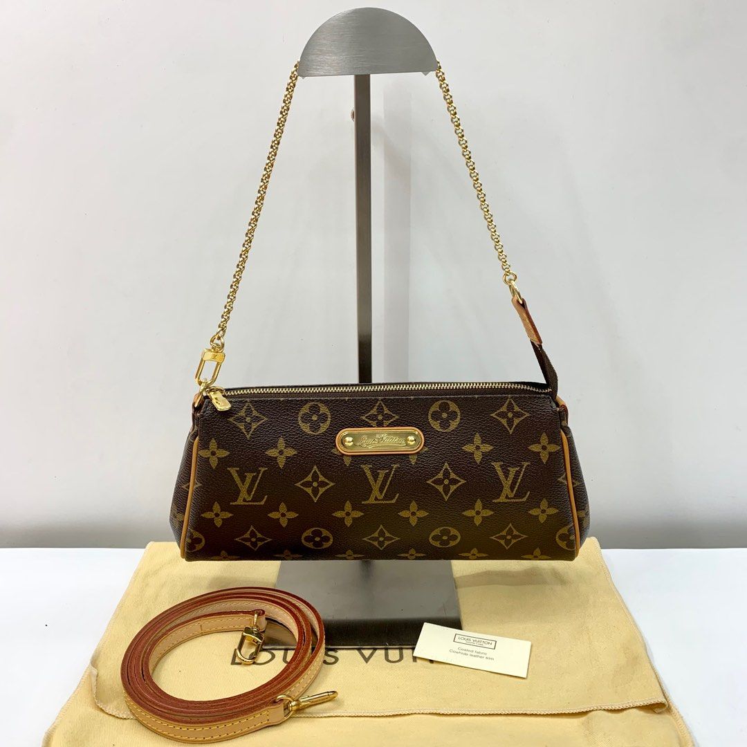 Used] LOUIS VUITTON EVA Monogram M95567 2WAY Shoulder Bag Chain