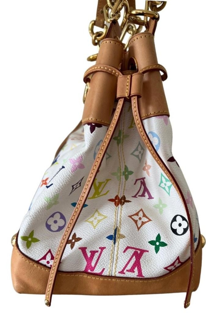 tas tote-bag Louis Vuitton Monogram Multicolor Black Ursula Tote Bag