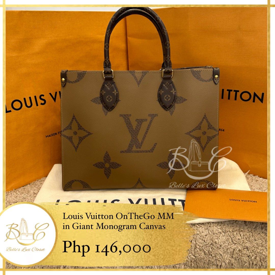 LV otg two tone , Luxury, Bags & Wallets on Carousell