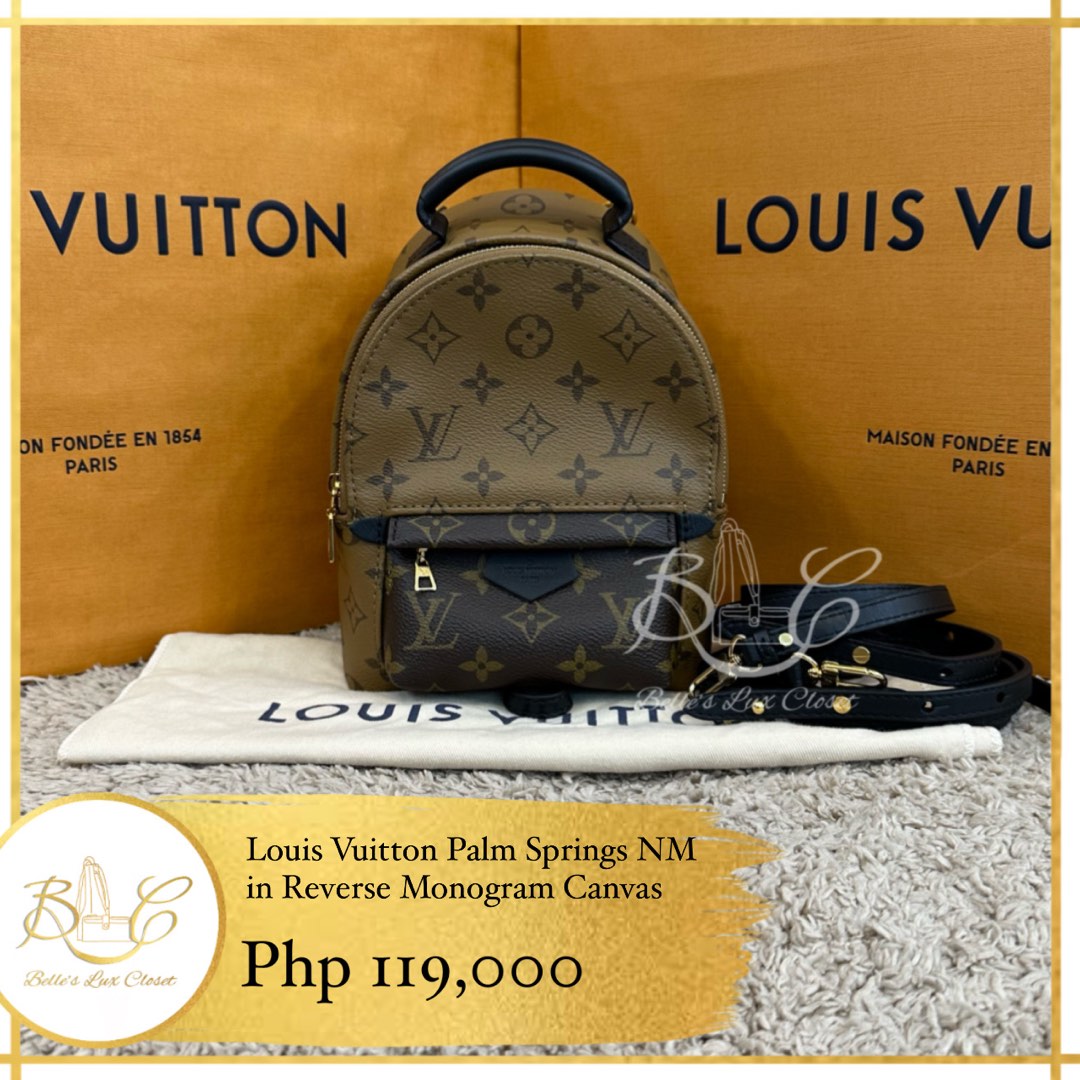 Louis Vuitton Palmspring Pm Monogram – The Orange Box PH