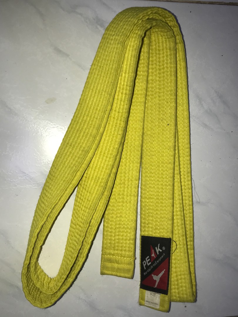 Yellow belt taekwondo discount