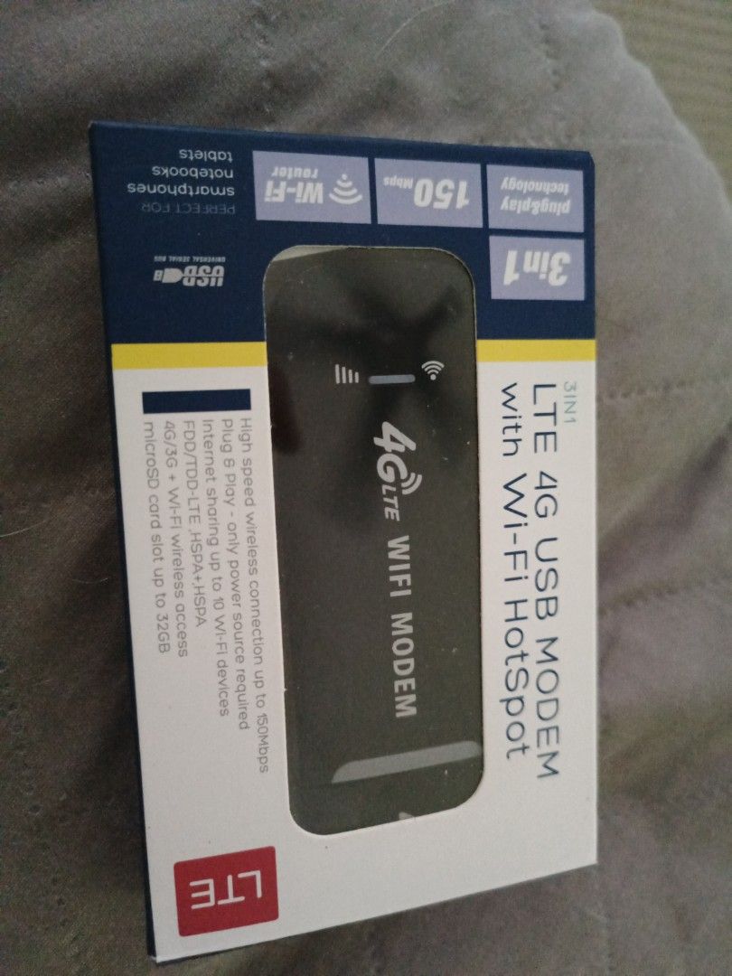 LTE 4G USB Modem with wifi hotspot, Computers & Tech, Parts