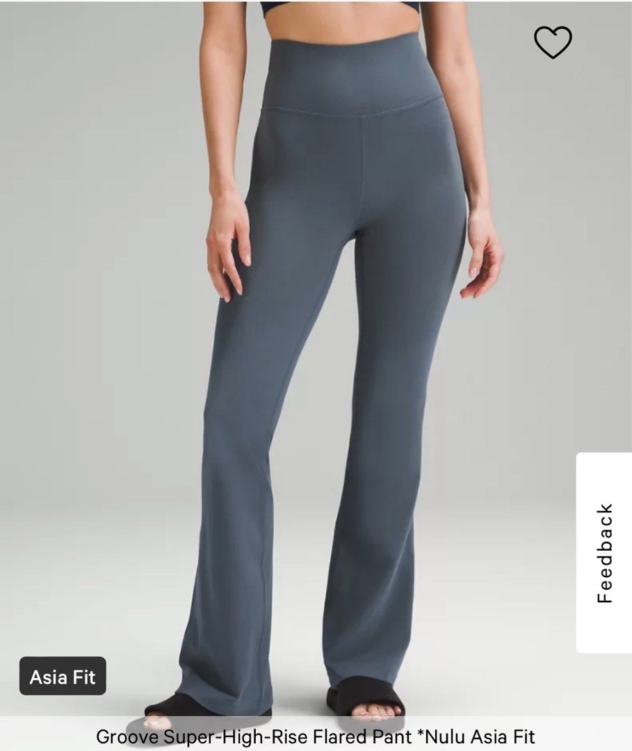 M or Size 6) Lululemon Groove Super-High-Rise Flared Pant Nulu Asia Fit,  Women's Fashion, Activewear on Carousell