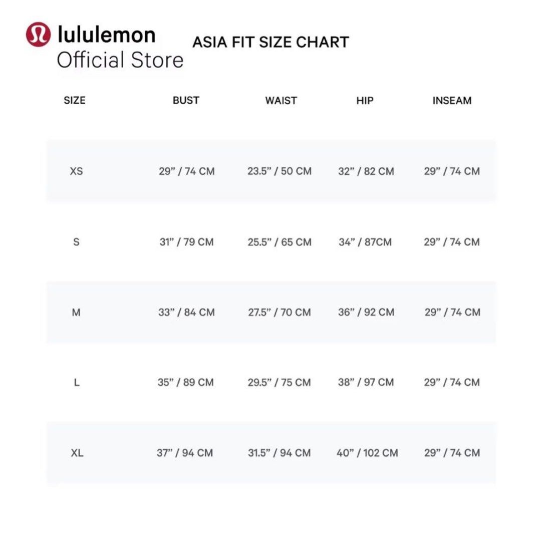Lululemon Wunder Under High Rise Tight 24 Lux