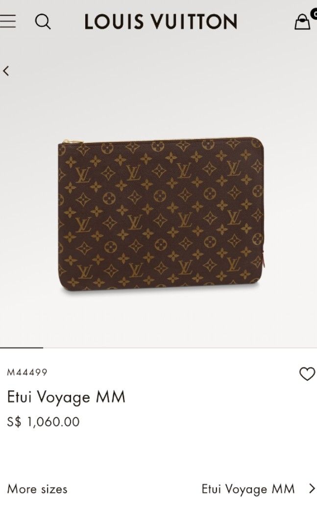 LV Etui Voyage, Luxury, Bags & Wallets on Carousell