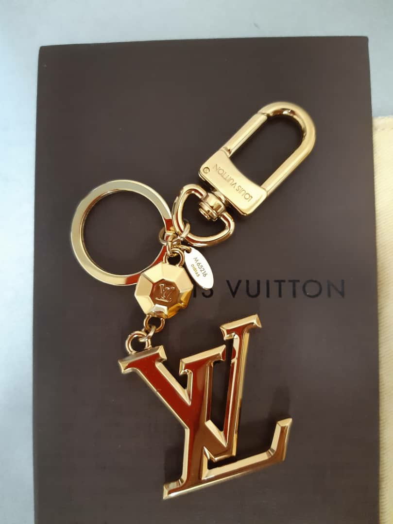 LV Facettes Bag Charm & Key Holder, Luxury, Accessories on Carousell