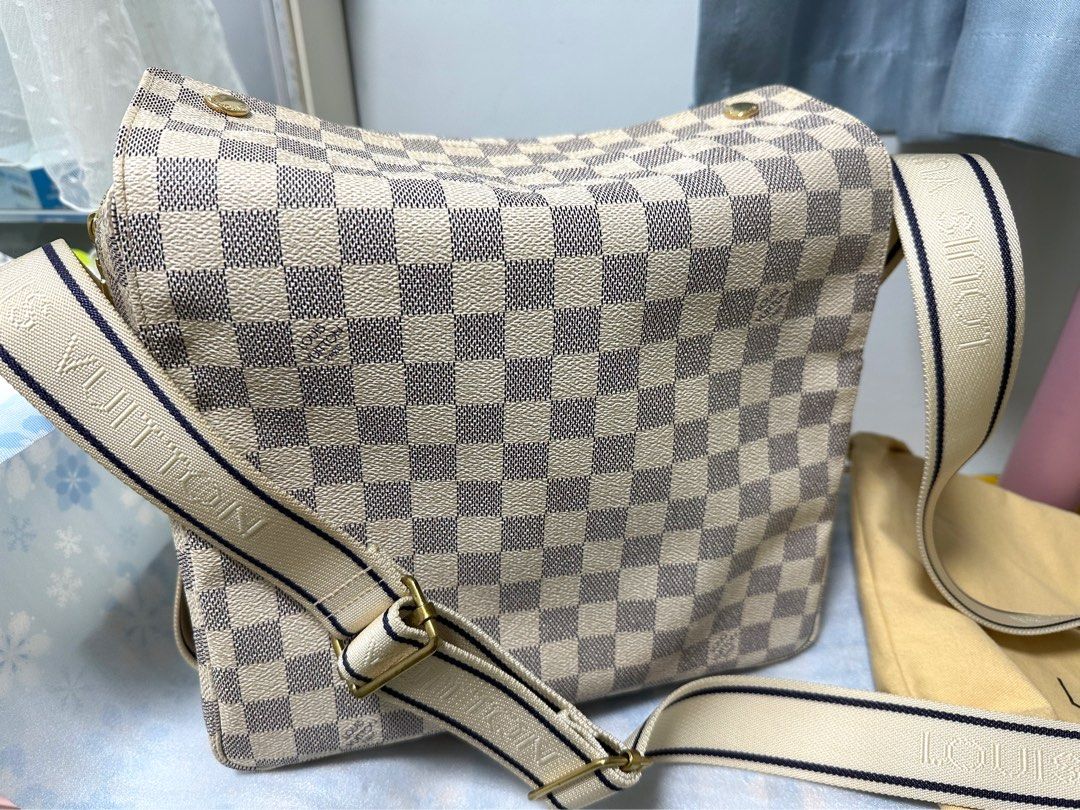 LOUIS VUITTON Damier Azur Naviglio N51189 LV Messenger & Crossbody Bag  m-10