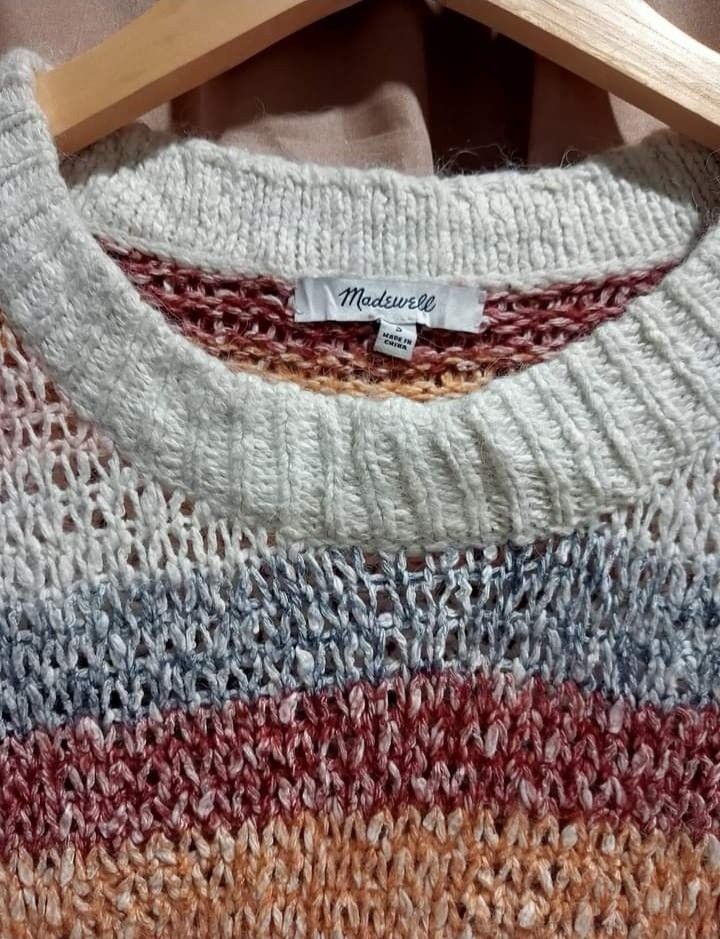 Madewell baez pullover best sale sweater