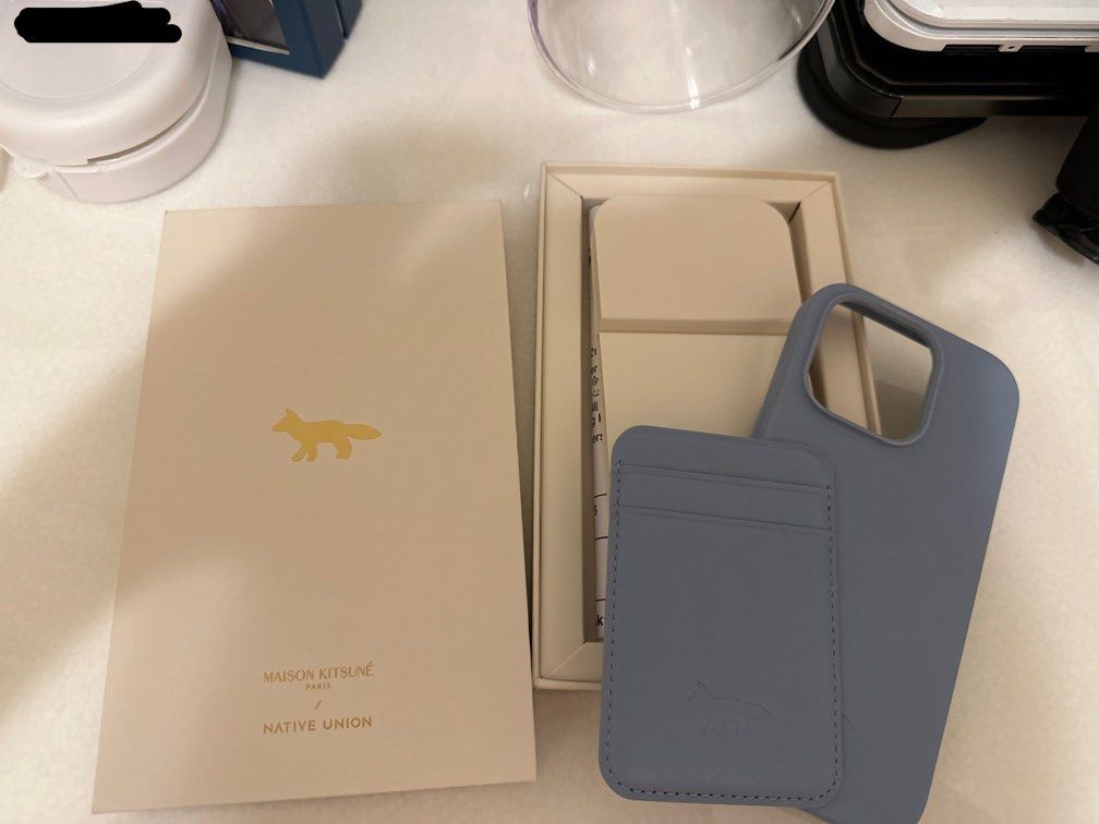 MAISON KITSUNE x NATIVE UNION iphone 14 pro case, 手提電話, 電話及