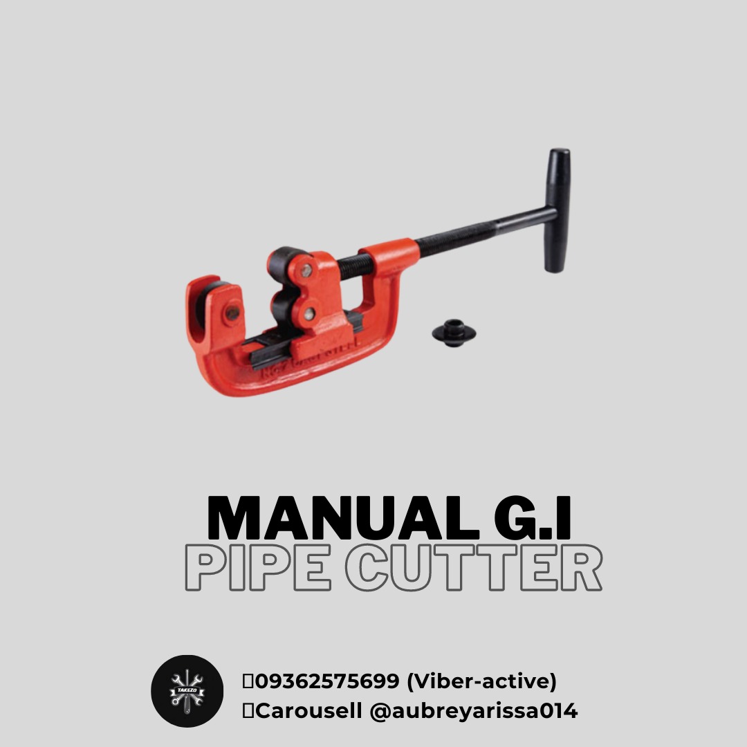 MANUAL G.I PIPE CUTTER on Carousell