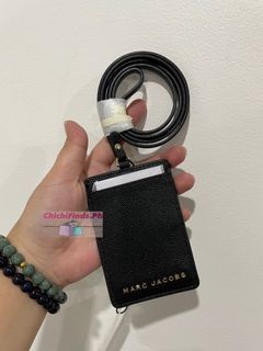 Marc Jacobs Lanyard ID Holder in Black