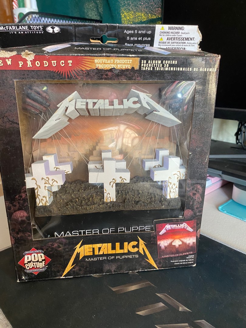 Mcfarlane Metallica 3D album covers MOP, Hobbies & Toys, Toys