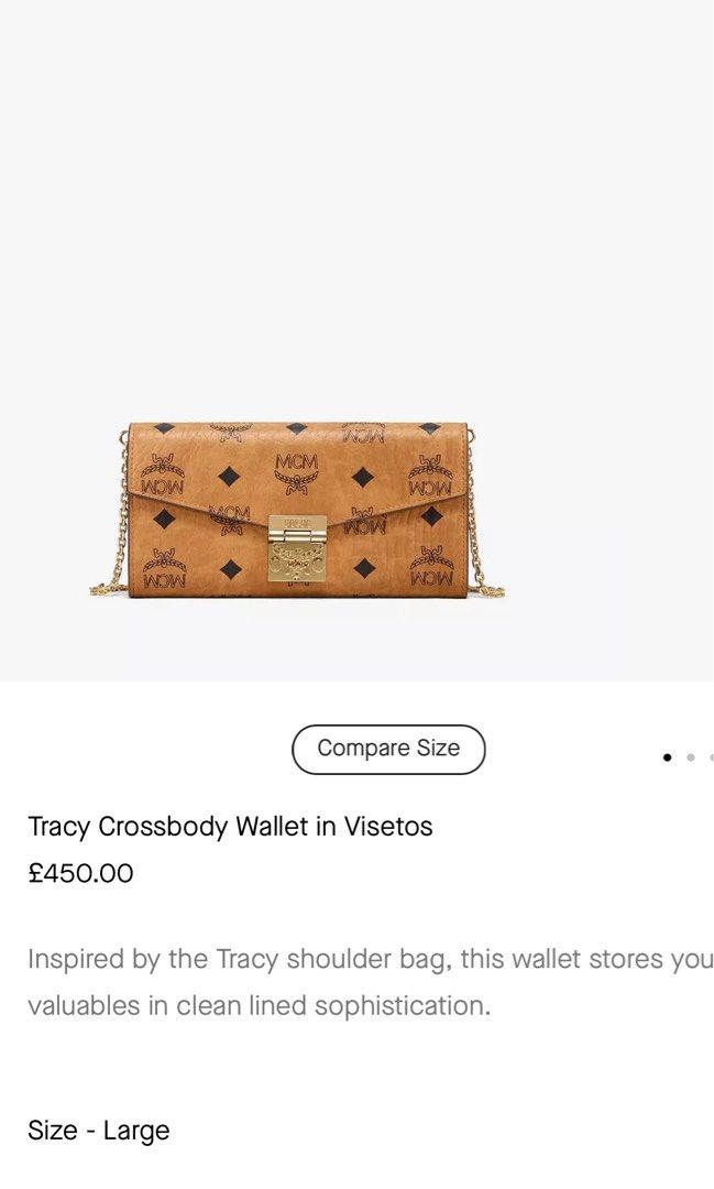 FULLSET MCM Tracy Crossbody Wallet on Chain