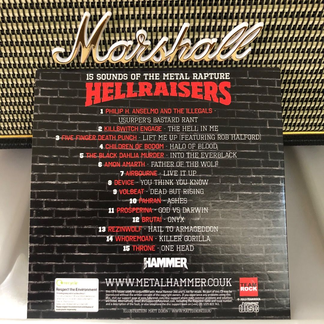 Metal Hammer - Hellraisers (Category: CDs & DVDs) located in San Pedro. Submitted by pcps192589586 (Listing ID 1247543297, Image 2). Description: - Digipack, no inlays.
